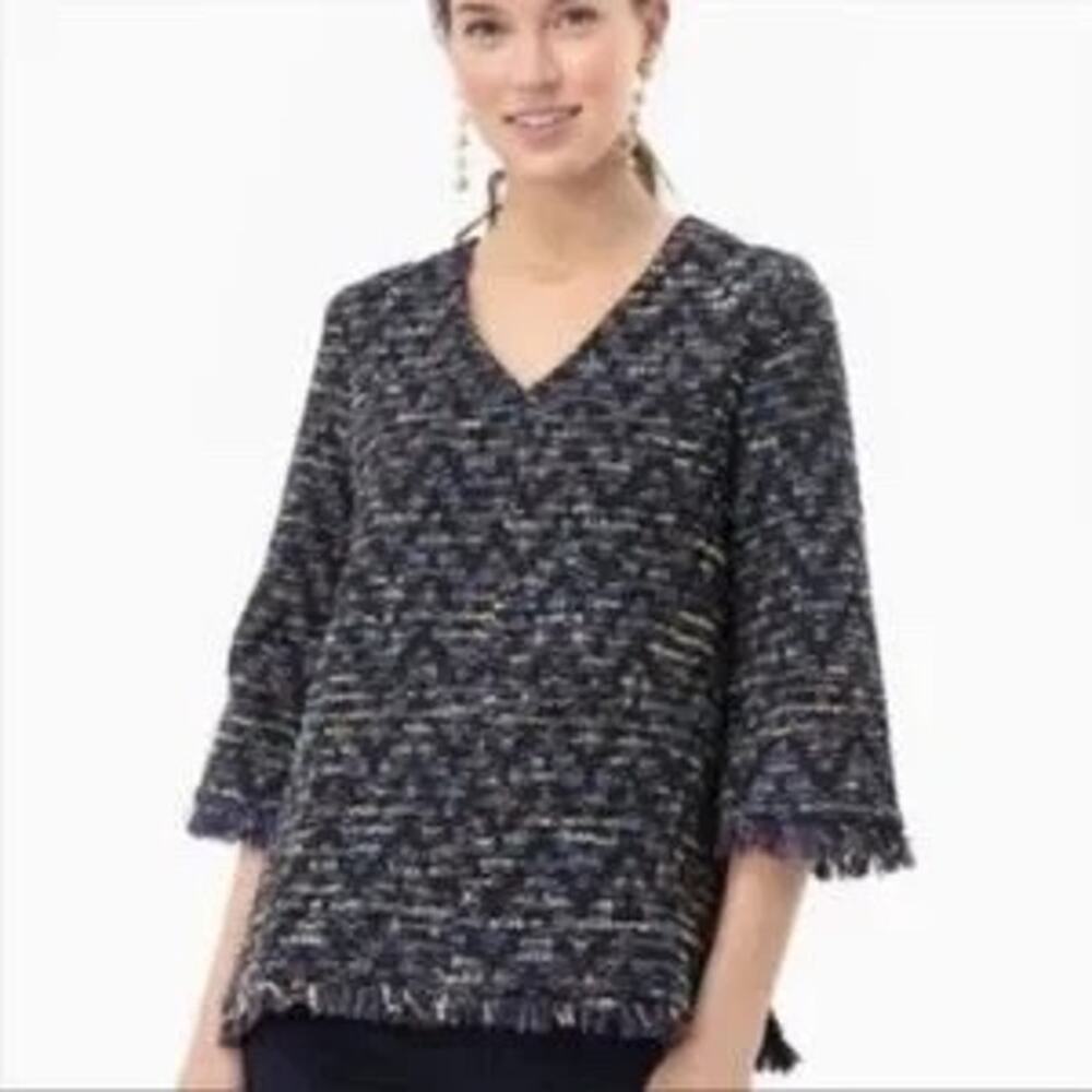 Tuckernuck Belfast Metallic Tweed Top
